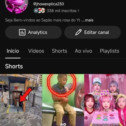 338 Mil inscritos Monetizado SHOP e com Saldo em dólar