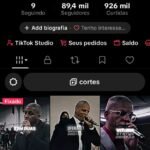 Conta Tiktok Dark 89 Mil Seguidores