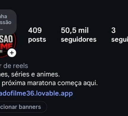 CONTA NO INSTA COM 50,3 Mil seguidores