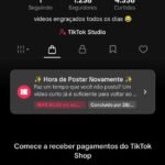 Conta do tiktok com 1.258 seguidores com tiktok shop ativo sem documento
