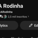 Canal YouTube 2500 inscritos