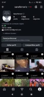 perfil do instagram 7K ✨