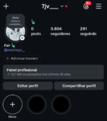 Instagram de 3.600 mil seguidores