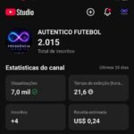 Canal do YouTube à Venda – Excelente Oportunidade