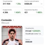 Página do Facebook super engajada no nicho de futebol 🔥