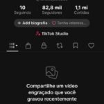Conta tiktok 82k de seguidores pra ir rápido
