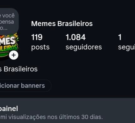 Conta Instagram 1K seguidores