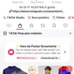 Conta do tiktok com 260 mil seguidores