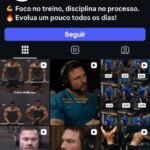 Página do instagram 1.190 seguidores