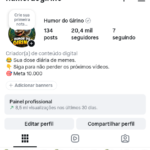 🔴INSTAGRAM DISPONÍVEL🔴 ✅ 8,5 milhões de Views 30D ! ✅ 20 mil Seguidores Reais ✅ Engajamento Altíssimo!