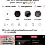 Conta do Tiktok