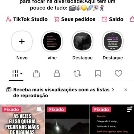 Conta do Tiktok