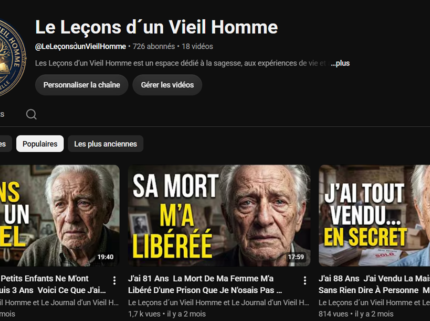 🇫🇷 Canal YouTube em Francês | 726 Inscritos | 18 vidéos | Nicho Histórias de Vida