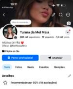 Página Facebook com 484k seguidores