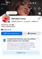 Página Facebook com 472k seguidores