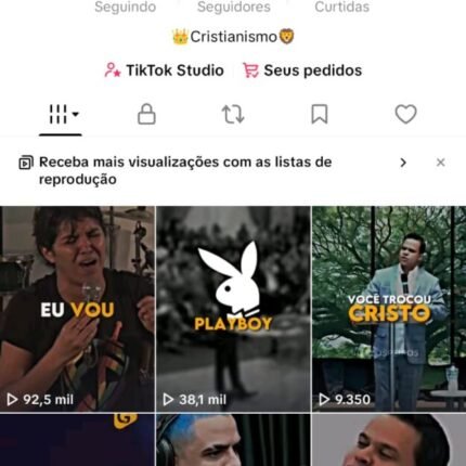 TikTok Gospel 92,8k de seguidores