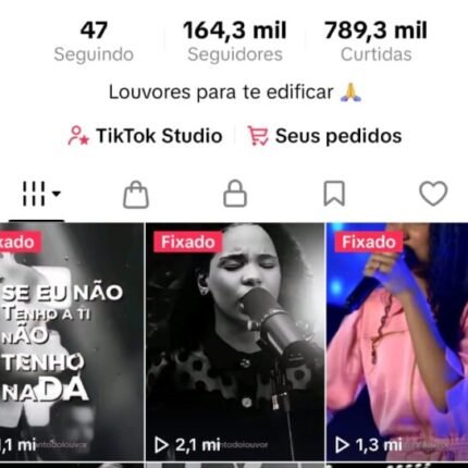 TIKTOK 164 MIL SEGUIDORES (TIKTOKSHOP LIBERADO)