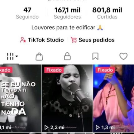 TIKTOK 167 MIL SEGUIDORES (TIKTOKSHOP LIBERADO)
