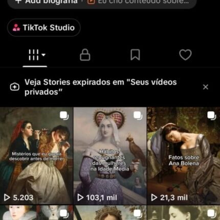 Conta TikTok 2,1K+ Seguidores | Nicho Curiosidades | Pronta para Usar