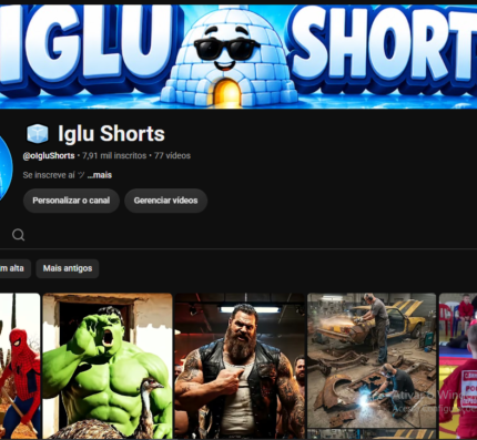 Canal quase 8k de inscritos, canal de curiosidades shorts
