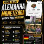 TIKTOK MONETIZADO ALEMANHÃ ENGAJADO!