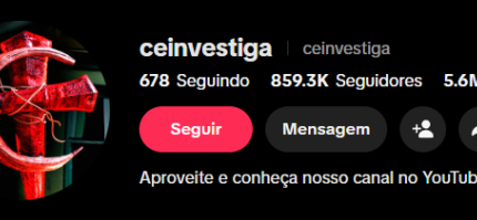 TikTok Canal de Lendas, Terror - Ceinvestiga