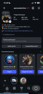 🎉 [PROMOÇÃO] CONTA INSTA +36K DE SEGUIDORES - 1.1M VIEWS EM 30 DIAS 📊