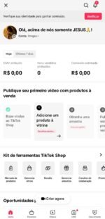 Conta TikTok Nicho Cristão +1.500 Seguidores | ✅conta TIKTOK shop ativa |🟰 Ideal para TikTok Shop