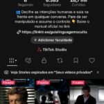 Tiktok conta não monetizada com 6 mil 585 seguidores e com mais de 28 mil e 700 curtidas e com tiktok shop não ativo