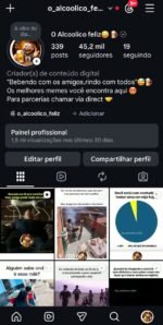 PÁGINA NO INSTAGRAM 45 Mil Seguidores