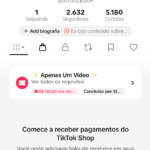 🛍️ (PRA VENDER LOGO) CONTA TIKTOK SHOP ATIVO SEM DOC +2K SEGUIDORES E CURSO BRINDE 🎁
