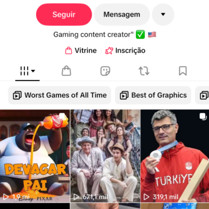 CONTA TIKTOK MONETIZADA / LIVE STUDIO + PROMOVER | MUITO ENGAJADA