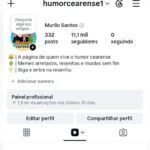 Perfil com 11 mil seguidores ! Quase 8 milhões de visualizações em 30 dias ! Seguidores 100% Reais !