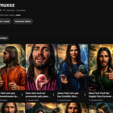CANAL YOUTUBE DISPONÍVEL ️ Canal 271 Inscritos 🚀🌱 | Crescimento 100% orgânico (ESP) Engajamento 11 MIL (28D)