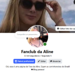 Página Fanclub da Aline - 3,1k Seguidores