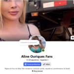 Página Aline Ouriques Fans - 12k Seguidores