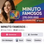 🔴 GRUPO NO FACEBOOK 38.9K 🚀 MUNDO DOS FAMOSOS 📺 CRESCIMENTO ORGÂNICO!