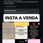 INSTA A VENDA com 359 mil seguidores