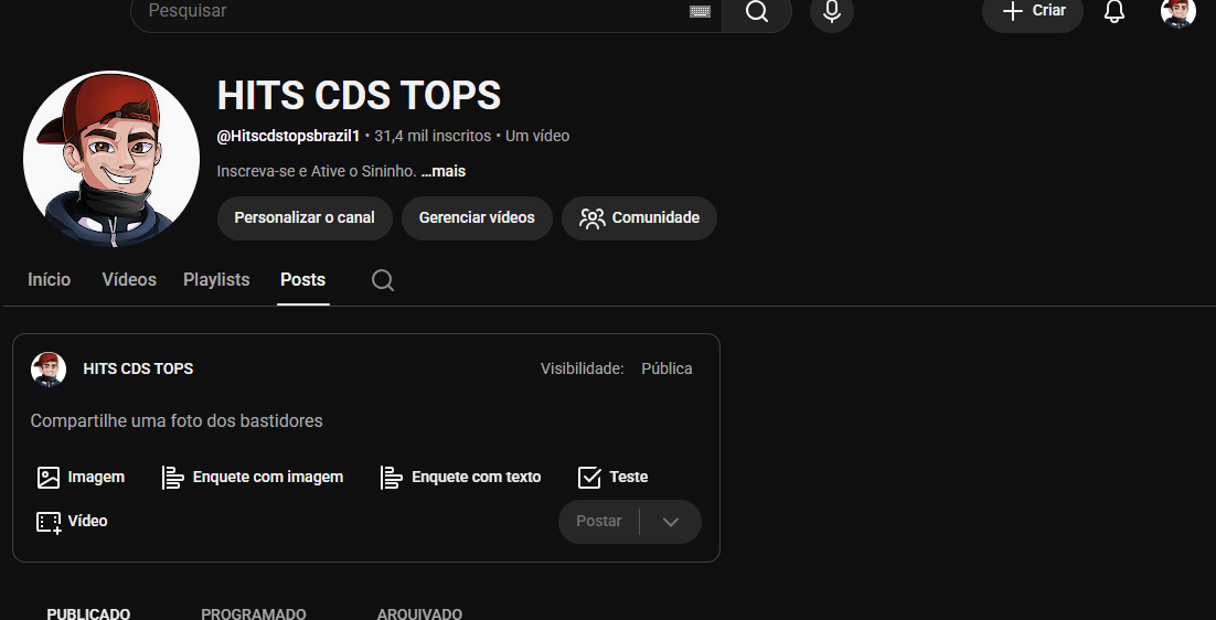 67 CANAL DE 31K DE INSCRITOS - Imagem 1