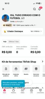 CONTA DO TIKTOK SHOP ATIVO + MONETIZADA +57,5K SEGUIDORES +2,7M CURTIDAS - Imagem 4