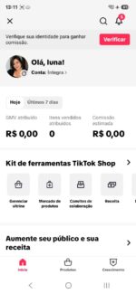 CONTA DO TIKTOK SHOP ATIVO + MONETIZADA 20K SEGUIDORES (ENGAJAMENTO REAL) - Imagem 2