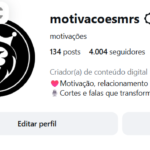 Instagram com 4 mil seguidores