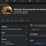 Página do Facebook com 2k de seguidores de histórias emocionantes de idosos