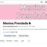 CANAL YOUTUBE MONETIZADO | 365 MIL SUBS | +17,1 MILHÕES DE VIEWS | 469 VÍDEOS | NICHO CULINÁRIA E RECEITAS