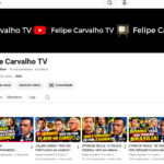 Felipe Carvalho TV Canal Monetizado já gerando receita