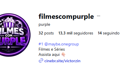 CONTA +13K SUPER ENGAJADA