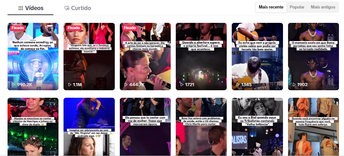 Captura de tela 2026-09-25 175402 Conta No TikTok com 18K | nicho musical - Imagem 1