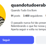 Conta Instagram com 3400 Seguidores