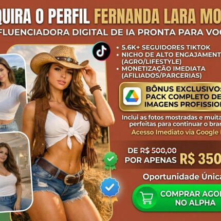 🔥 ATIVO DIGITAL TIKTOK | +5.600 SEGUIDORES | MODELO IA DO AGRO + TIKTOK SHOP