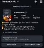 perfil do instagram 8K ⚡